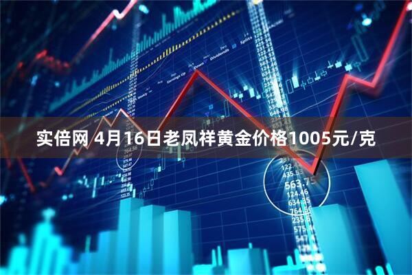 实倍网 4月16日老凤祥黄金价格1005元/克