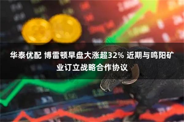 华泰优配 博雷顿早盘大涨超32% 近期与鸣阳矿业订立战略合作协议
